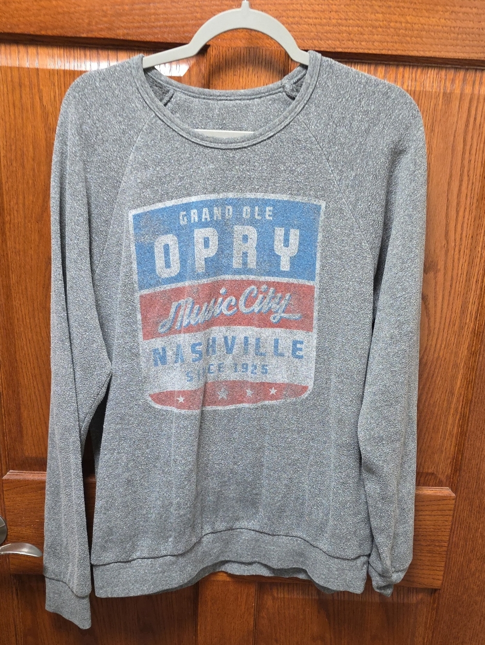 Grand Ole Opry Music City Graphic Crewneck Sweater - Gray